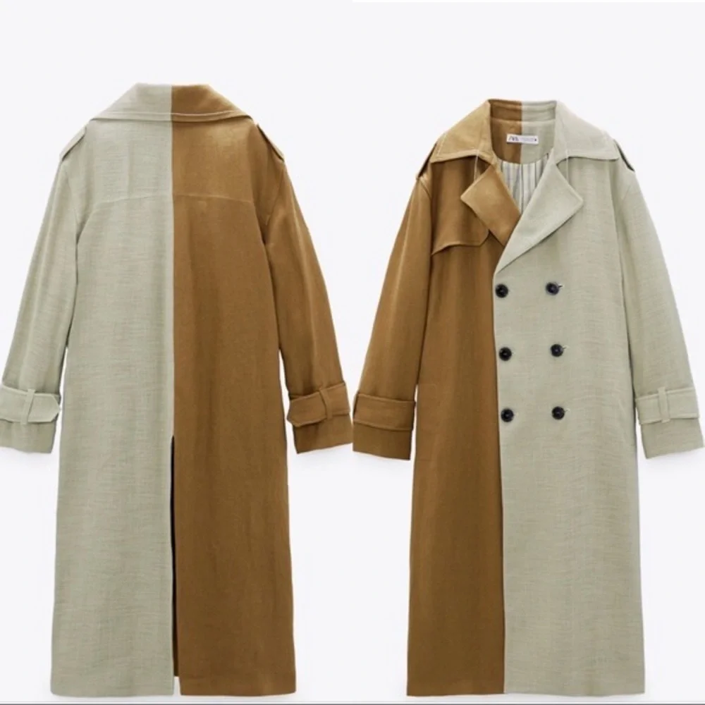 Zara limited edition patchwork trench cfda/vogue.  Size M